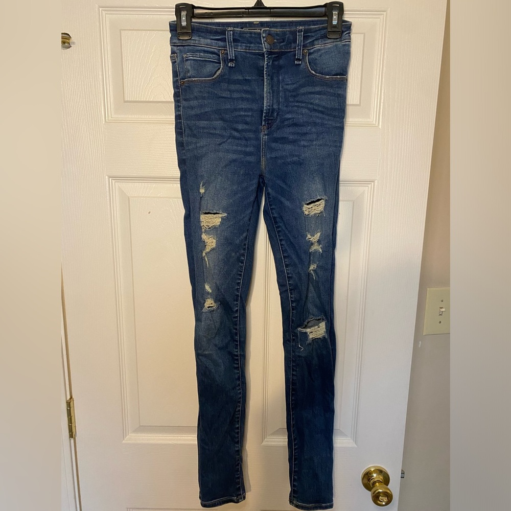 Abercrombie & Fitch Simone High Rise Super Skinny Jeans